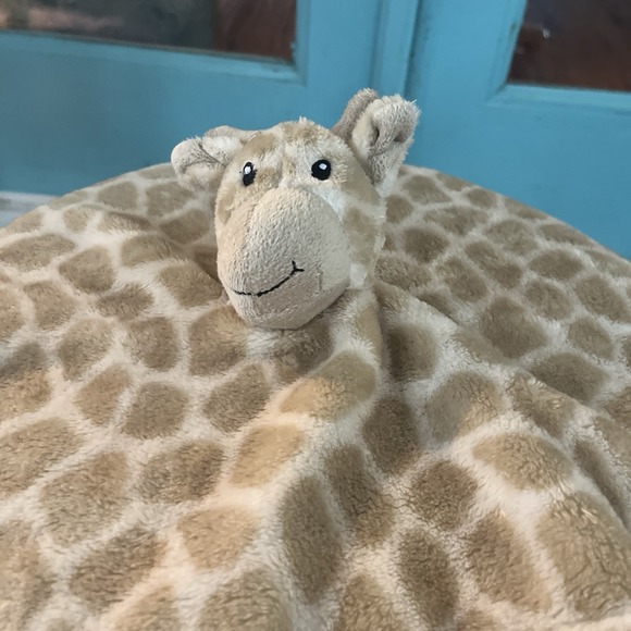 Vintage HB Baby Security Blanket Lovey Giraffe Brown Plush 14" Hudson Baby Y2K - Picture 2 of 3